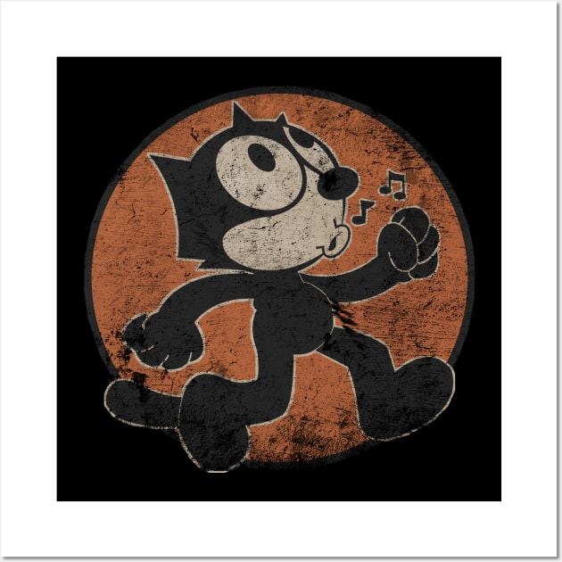 Felix The Cat Vintage Wall Art by mart07